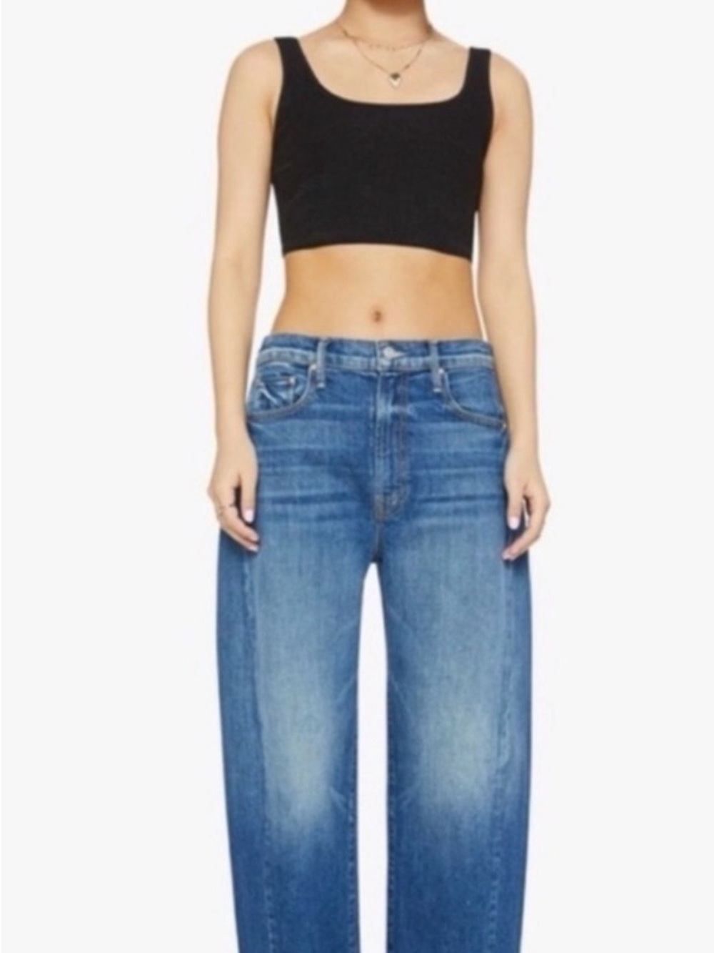 MOTHER Full Pipe Barrel Leg Jeans - Picture 4 of 4